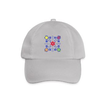 Mediterraner pikanter Amalfi-Sommerausbruch - Baseballkappe - Grau - Vorne