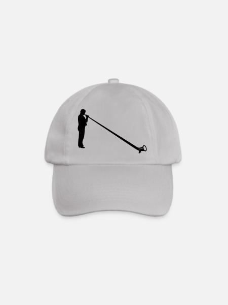 Alpenhorn - Baseballkappe - Grau