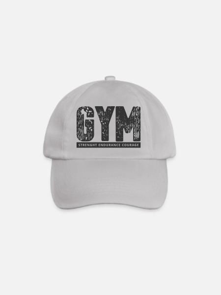 GYM - Baseballkappe - Grau