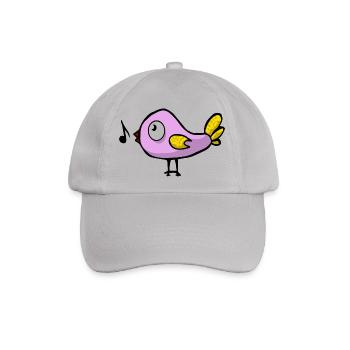 bird vogel voegel animal tiere7 - Baseballkappe - Grau - Vorne