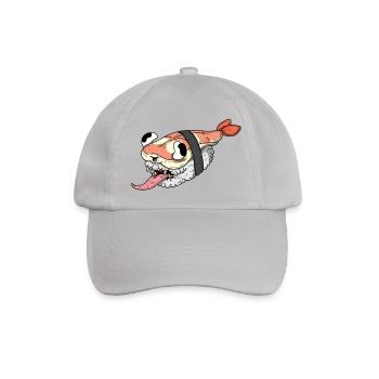 Sushi-Probe - Baseballkappe - Grau - Vorne