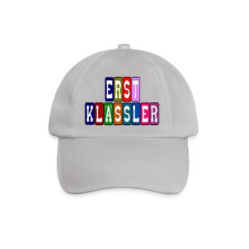 Erste Schultag Erster Erster schultag Erste Klasse - Baseballkappe - Grau - Vorne