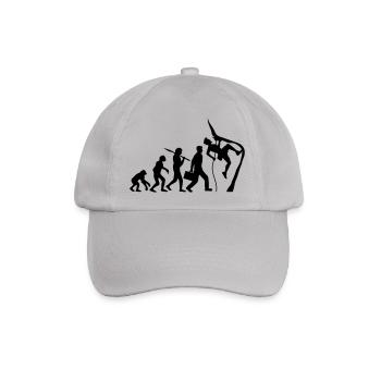 Klettern seil bergsteiger evolution - Baseballkappe - Grau - Vorne