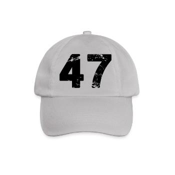 47 - Baseballkappe - Grau - Vorne