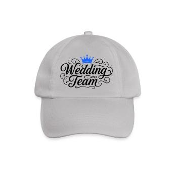 Wedding Team Hochzeit - Baseballkappe - Grau - Vorne