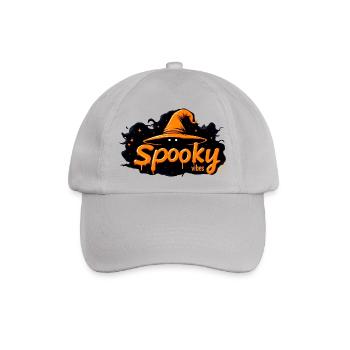 Spooky Vibes – Halloween-Magie und Nervenkitzel - Baseballkappe - Grau - Vorne