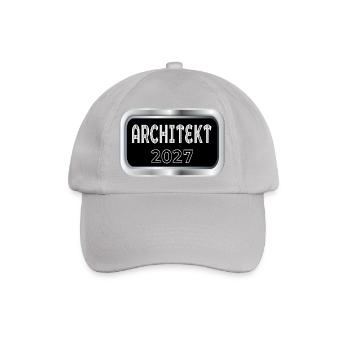 Architekt 2027 - Baseballkappe - Grau - Vorne
