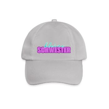 Kleine Schwester - Baseballkappe - Grau - Vorne