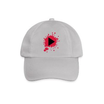 Play - Player - Musik - Baseballkappe - Grau - Vorne