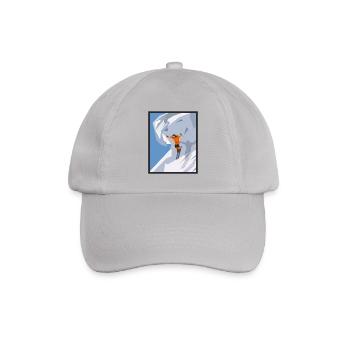 Ski - Baseballkappe - Grau - Vorne