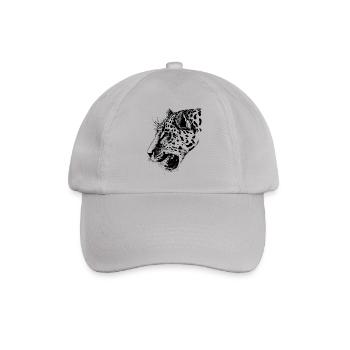leopard - Baseballkappe - Grau - Vorne