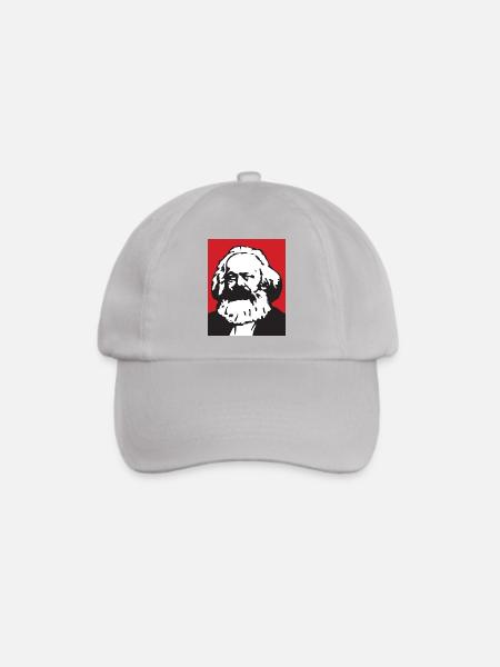 Karl Marx - Baseballkappe - Grau