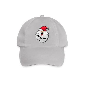 Weihnachtsmann Geschenk Santa Claus Nikolaus Xmas - Baseballkappe - Grau - Vorne
