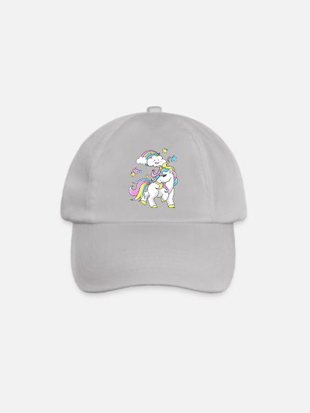Einhorn - Baseballkappe - Grau
