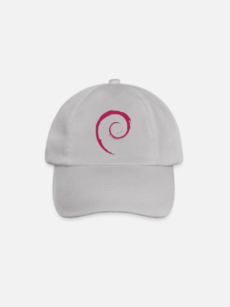 Linux Spirale Betriebssystem PC Geschenk IT Idee - Baseballkappe - Grau