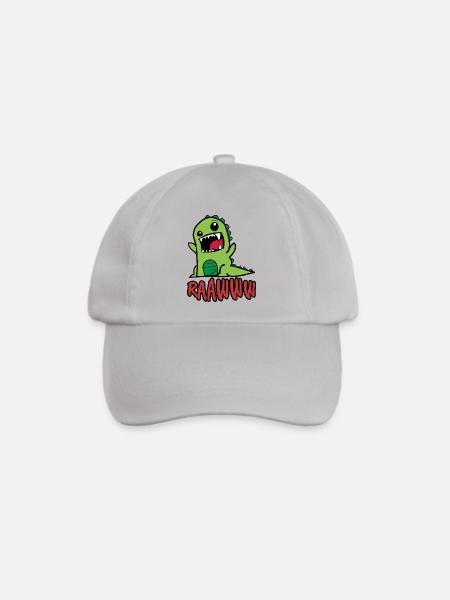 Baby T-Rex Dinosaurier - Baseballkappe - Grau