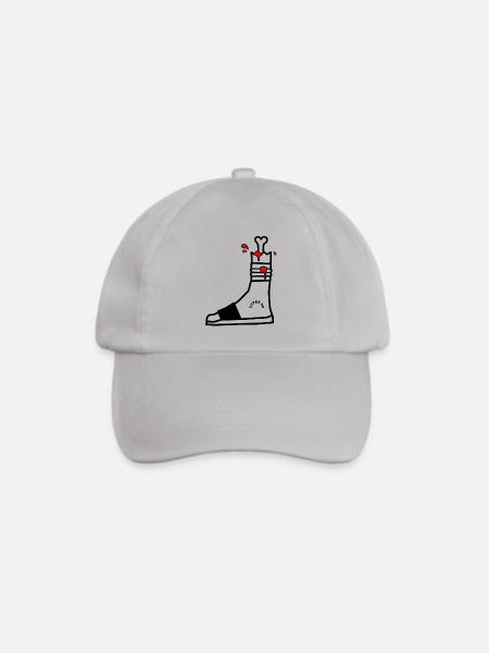 Fußschlag - Baseballkappe - Grau
