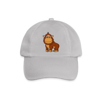 Gorilla - Baseballkappe - Grau - Vorne