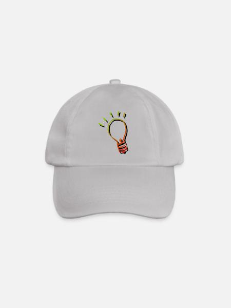 Licht - Baseballkappe - Grau