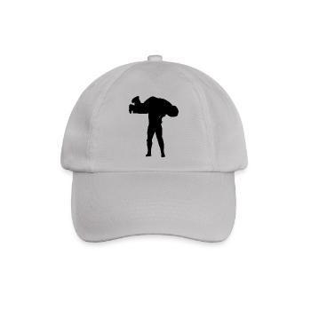Catcher Ringer Wrestler Wrestling Catchen Sport - Baseballkappe - Grau - Vorne