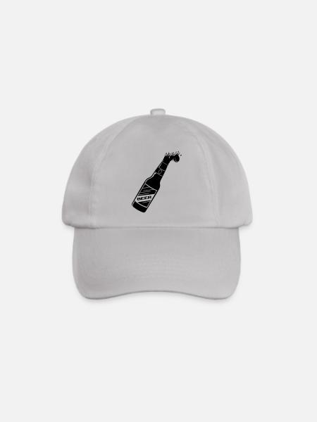 Beer bottle - Baseballkappe - Grau