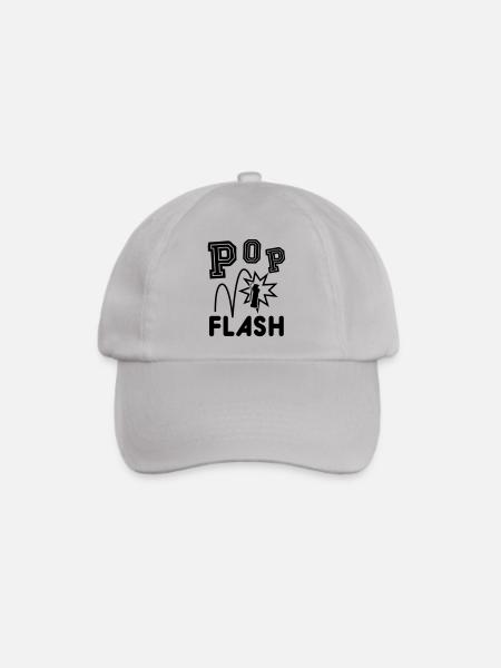 POP FLASH - Baseballkappe - Grau