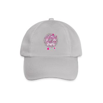 leck mich doch am ... pink - Baseballkappe - Grau - Vorne