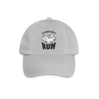 Meine Lieblingsspirituose ist Rum - Baseballkappe - Grau - Vorne