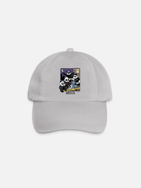 Pandas 4 Leben - Baseballkappe - Grau