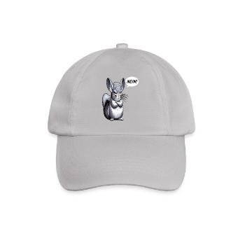 Nein Chinchilla Chinchillas Chinchillabesitzer - Baseballkappe - Grau - Vorne