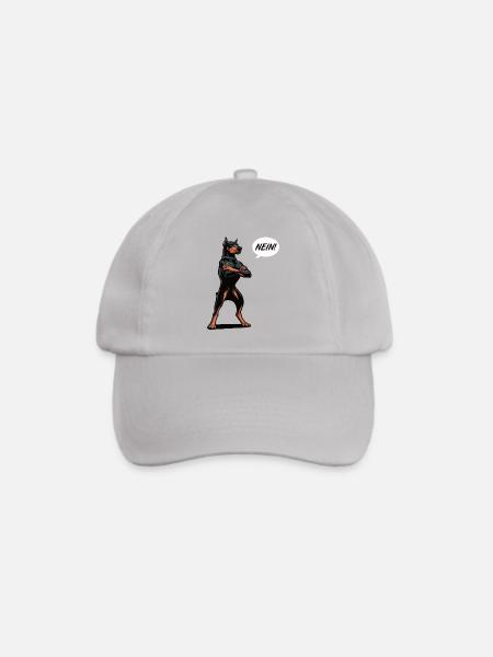 Nein Dobermann Dobermannbesitzer Dobermannhalter - Baseballkappe - Grau