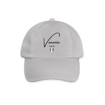 Ich liebe Venedig, Venedig Italien - Baseballkappe - Grau - Vorne