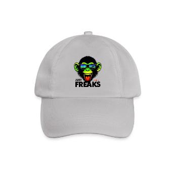 Just Freaks Monkey Affe Sport Team - Just Freaks ® - Baseballkappe - Grau - Vorne