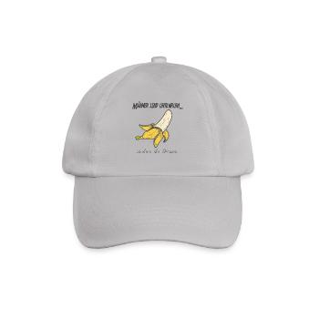 banane männer - Baseballkappe - Grau - Vorne