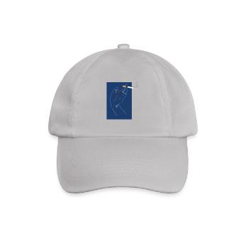 zigarette - Baseballkappe - Grau - Vorne