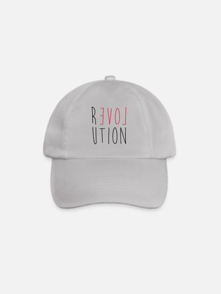 Revolution Love - Baseballkappe - Grau
