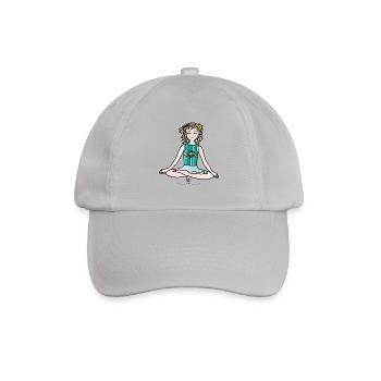 Die Hüterin der Kinder -Yoga -Die Hüter von Orbis - Baseballkappe - Grau - Vorne