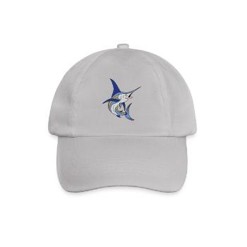 Speerfisch Schwertfisch Marlin Hochseeangeln - Baseballkappe - Grau - Vorne