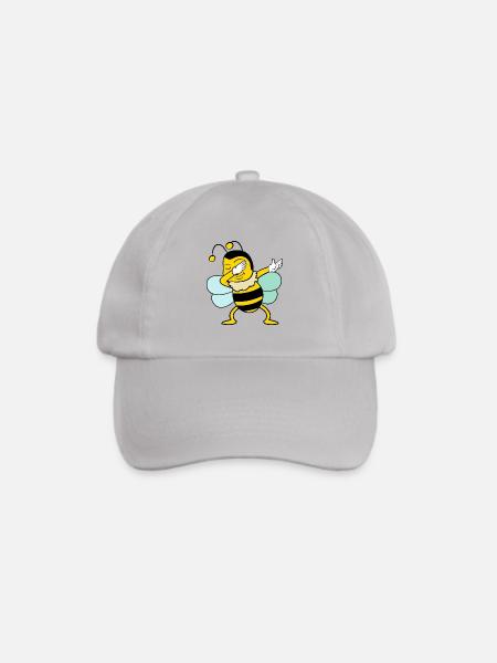 Dabbing Dab Biene - Baseballkappe - Grau
