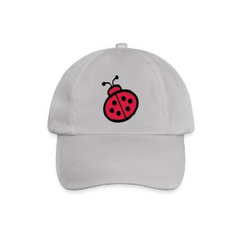 ladybug - Baseballkappe - Grau - Vorne