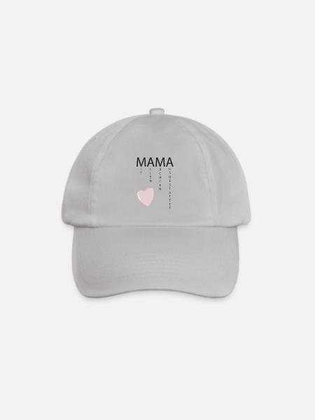 Mama - Baseballkappe - Grau