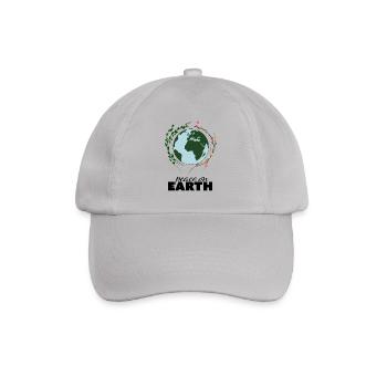 Frieden auf Erden, Peace, Freiheit, Geschenkidee - Baseballkappe - Grau - Vorne