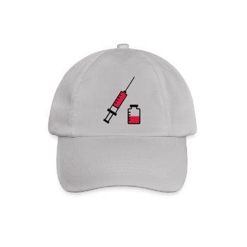 Spritze - Baseballkappe - Grau - Vorne