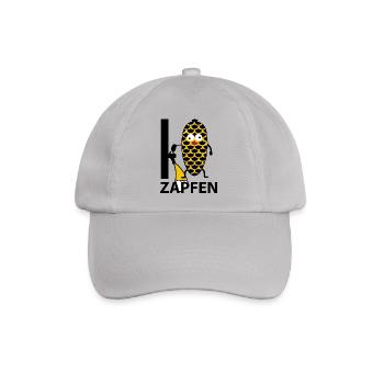Zapfen zapft Bier - Baseballkappe - Grau - Vorne