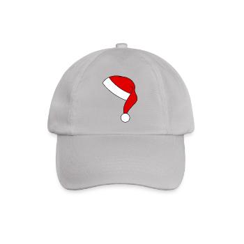 Weihnachtsmütze - Baseballkappe - Grau - Vorne