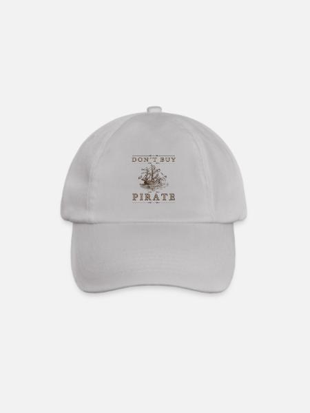 Piraten Schiff - Baseballkappe - Grau