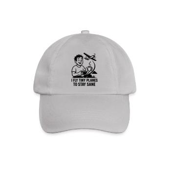 0006 stay sane - Baseballkappe - Grau - Vorne