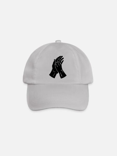 tierpfote hand - Baseballkappe - Grau