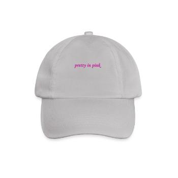 Hübsch in Pink - Baseballkappe - Grau - Vorne