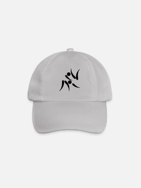 Judo Logo - Baseballkappe - Grau